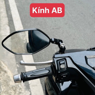 Kính xoay 360 độ, Gương xoay 360 mẫu Giọt nước/Spark/AB gương gập kính xoay 360 độ xe máy AB Sirius Dream Wave Vario
