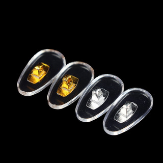 Hợp Thời Trang 10 Đôi Vít Silicon Trên Miếng Lót Mũi Nẹp Hỗ Trợ Kính Hỗ Trợ NosePad RE