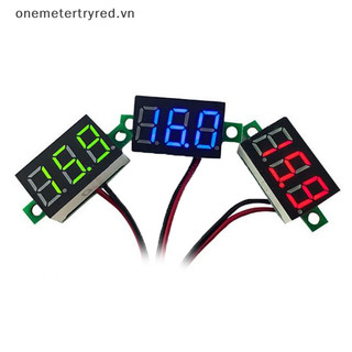Metertryd Mini 0,36 Inch DC4.5V-30V Kỹ Thuật Số Đỏ Xanh Xanh Dương Màn Hình LED Bảng Điều Khiển Điện Áp Đồng Hồ Đo Vôn Kế Máy Kiểm Tra Vôn Kế Xe Máy VN