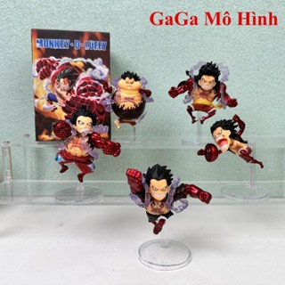Mô hình Onepiece Set 5 Luffy Gear 4 siêu nét hộp màu - GaGaMoHinh(Kèm Thẻ Màu Anime)
