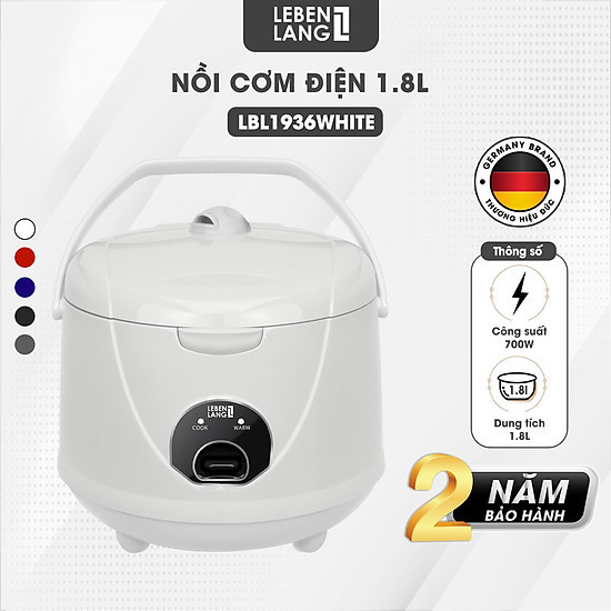 Nồi Cơm Điện LEBEN LANG 1.8L 700Watt - LBL1936