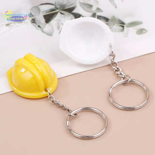 Trtop 1 mũ bảo hiểm mũ cứng móc khóa ngày lễ sáng tạo an toàn mũ bảo hiểm móc khóa trang sức quà tặng nhựa 3d mũ bảo hiểm móc khóa vn