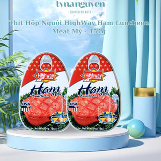 Thịt hộp nguội highway ham luncheon meat mỹ - 454g