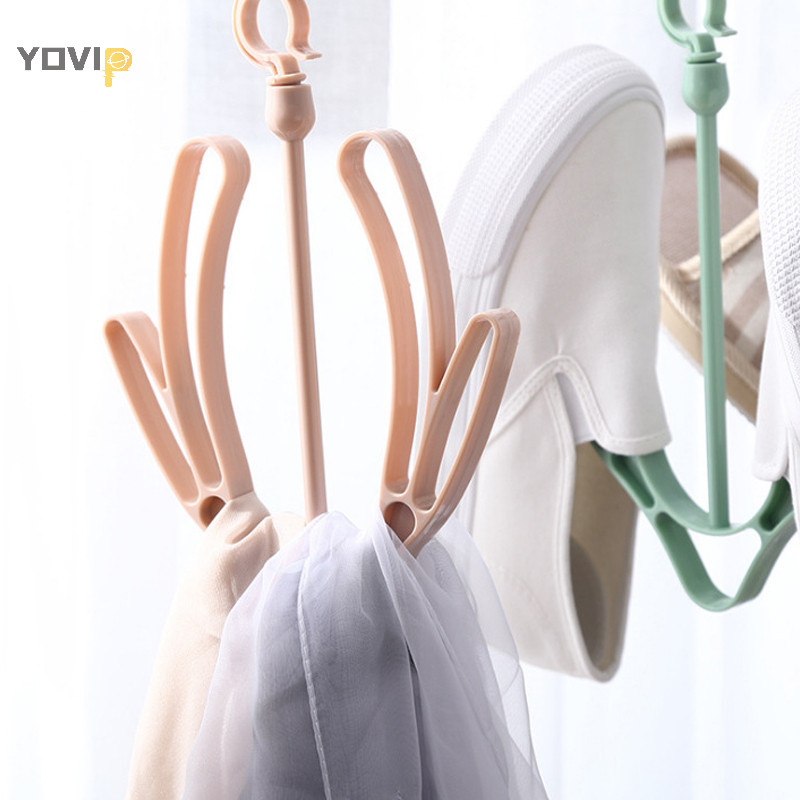 Yovip Di Động Đa Năng Giày Sấy Treo Móc Quần Áo Móc Chống Gió Giày Thể Thao Giá Để Bảo Quản Gia Đình Dụng Cụ Giặt VN