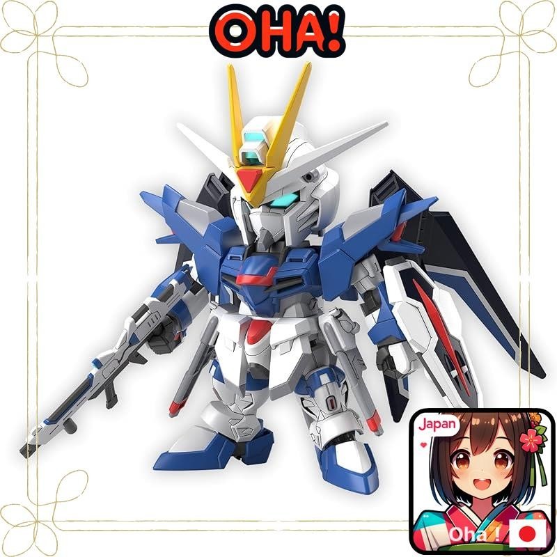 SD Gundam EX Standard Mobile Suit Gundam SEED Freedom Rising Freedom Gundam Pre-painted model from J