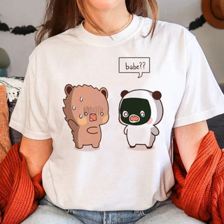 Bubu Dudu top nữ truyện tranh harajuku đồ họa áo thun nữ anime quần áo Nhật Bản