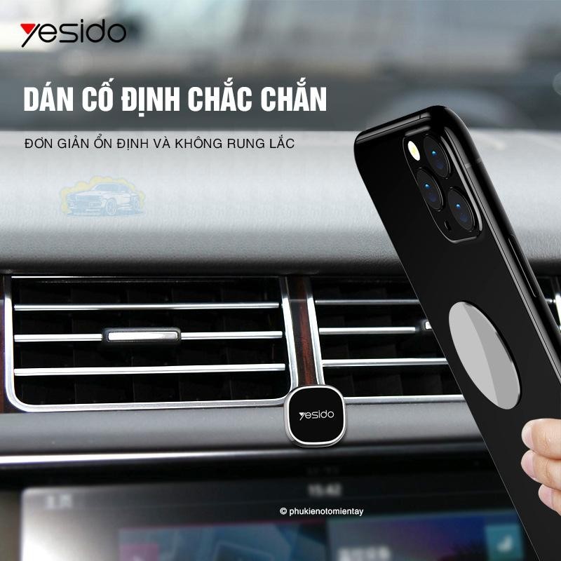 Giá Đỡ Điện Thoại Trên Ô Tô Mini Siêu Nhỏ Sử Dụng Nam Châm, Gắn Bàn Làm Việc Gia Đình YESIDO 3