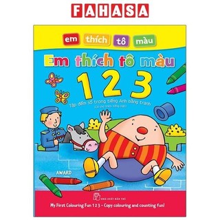 Sách Em Thích Tô Màu - Em Thích Tô Màu 123
