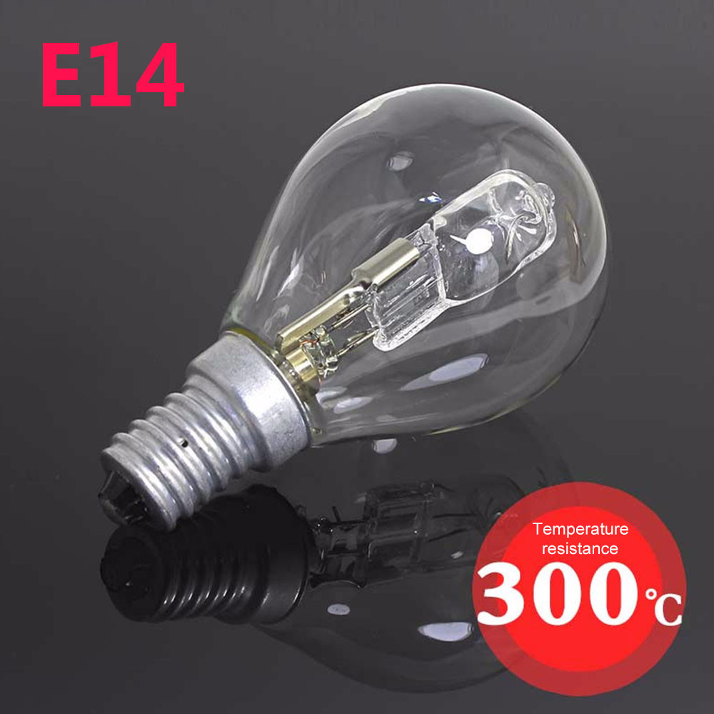 Bóng đèn lò nướng E14 40W Đèn Halogen Đèn vít chịu nhiệt độ cao