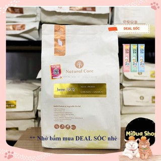 1.5kg Thức ăn cho mèo gà và cá hồi NATURAL CORE C3 BENE 3012