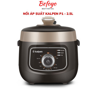 Nồi áp suất điện Kalpen P1 dung tích 2,5L mini bảo hành 2 năm chính hãng - Befoyo