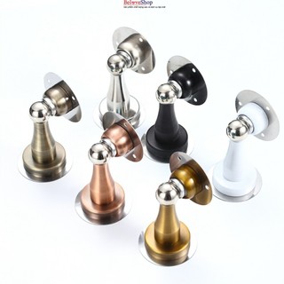 Hút chặn giữ cửa nam châm chống va đập, hít cửa inox 304, nam châm hít cửa mạnh，kèm keo 3m dán sàn và vít -beloveshop