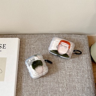 Anime Tpu Hoạt Hình Dễ Thương AirPods Vỏ Tai Nghe Tương Thích Cho AirPods 1 / 2 Thế Hệ Thứ 3 pro 2 Vỏ Bảo Vệ Tai nghe không dây Mới