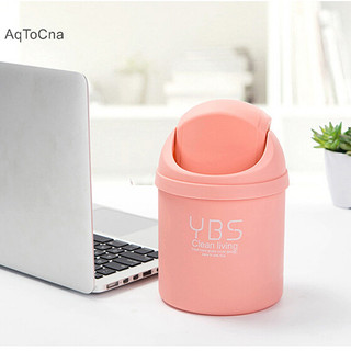 Aqtocna thùng rác nhỏ mini dễ thương cho máy tính để bàn giỏ rác bàn văn phòng nhà thùng rác hgvn