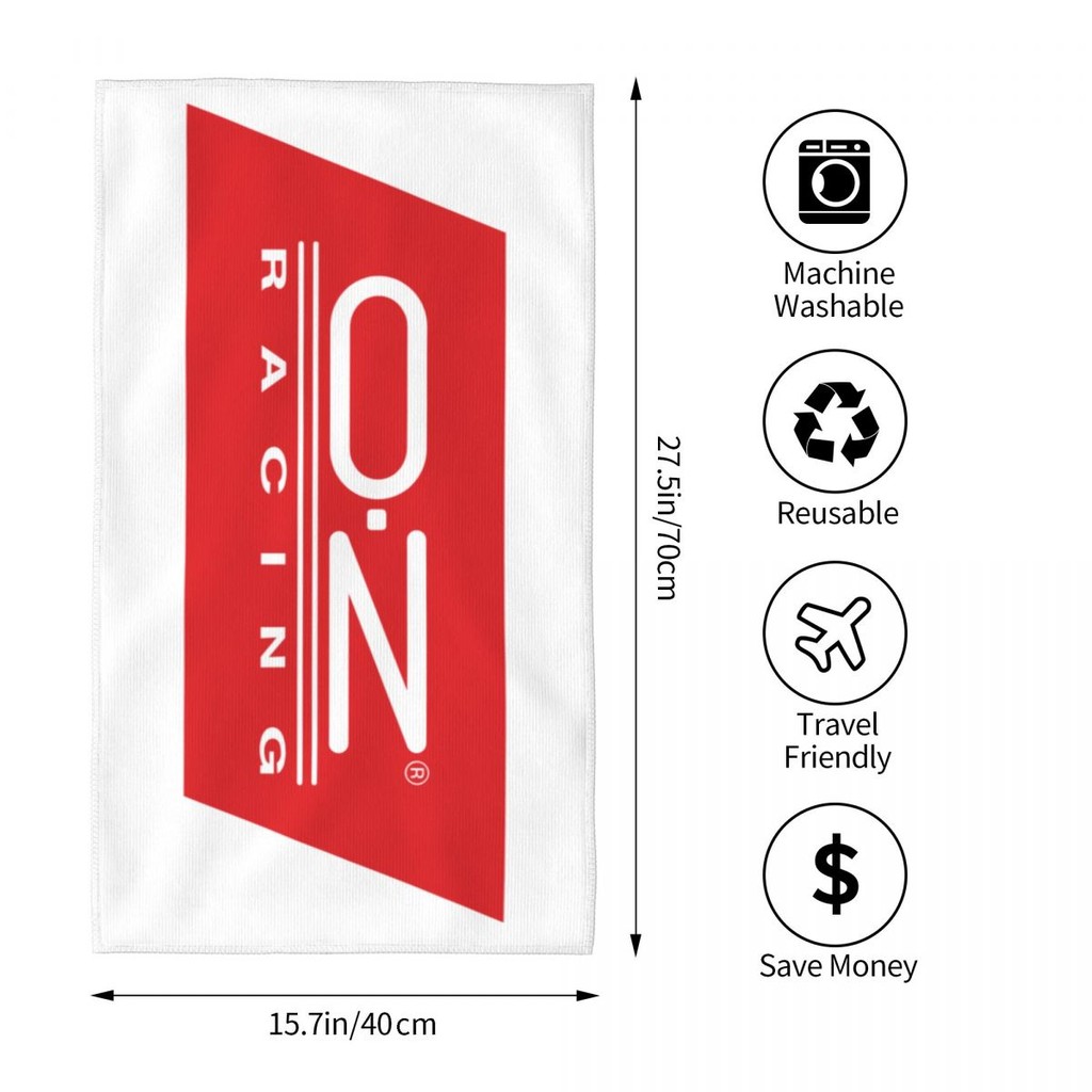 Oz Racing (2) Tấm khăn mặt vuông thấm hút Khăn sợi siêu mịn Chạy bộ thể dục Yoga Khăn thể thao ngoài