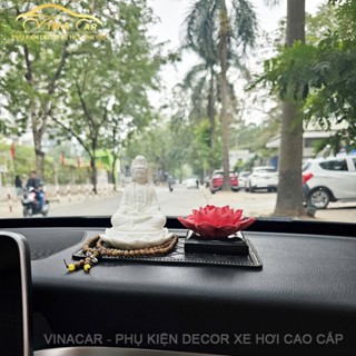 Tượng Phật Bà Quan Thế Âm Bồ Tát, thiết kế tinh tế, dùng trang trí taplo xe hơi