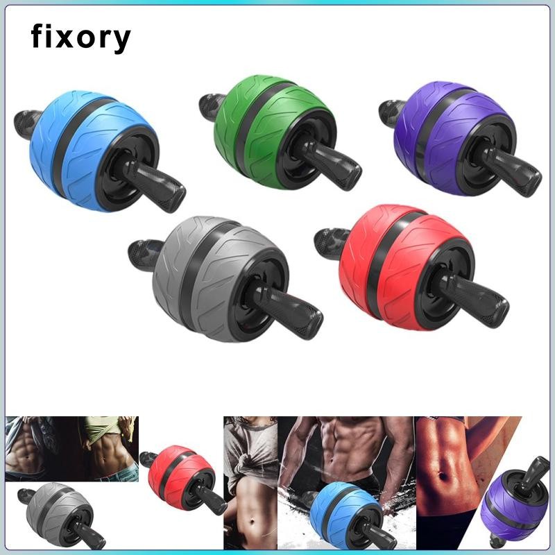 Fixory Wheel -wide Ab Wheel Calo ABS Roller ABS Thiết bị tập luyện cho phòng tập thể dục Quà tặng vă