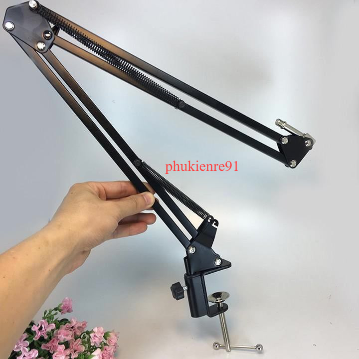 Giá đỡ chân kẹp bàn mic thu âm dùng cho mic BM900, at100, PM10