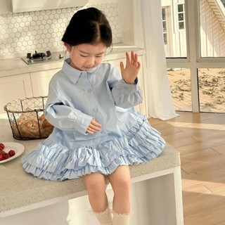 V241 - Váy Sơ Mi Babydoll Xinh Bé Gái Hàng Đẹp