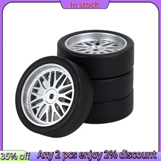 Còn hàng-4 chiếc 32mm rc drift lốp bánh xe cứng lốp thay thế phụ kiện cho ldrc ae86 1 / 18 rc xe nâng cấp phần phụ kiện