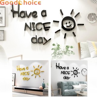 Wall Sticker Acrylic DIY Decoration Mirror Self-adhesive Waterproof Freezer