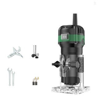 Dụng cụ định tuyến gỗ Tông đơ cầm tay điện Máy phay phay khắc cầm tay Joiner Cắt Palmming Tool 33000RPM 110V 800W Khe khắc 6.35mm Collets Dụng cụ chế biến gỗ