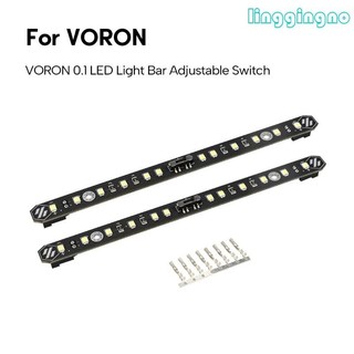 Rr cho voron 0 1 0 2 đèn led chiếu sáng cứng thanh đèn trắng mát diy cho voron 0 1 0 2 3d máy in phần phụ kiện