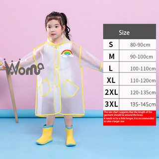 WOMA Áo mưa trẻ em có túi đựng poncho cắm trại