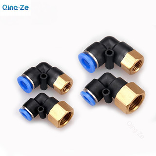 Khớp cắm nhanh bằng khí nén Khuỷu tay PLF Khuỷu tay ren bên trong 8mm 1 / 4 "3 / 8" 1 / 2 "Khớp nối ống khí nén PLF6-01 8-02 10-03 12-04
