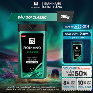Dầu gội Romano hương nước hoa 380g