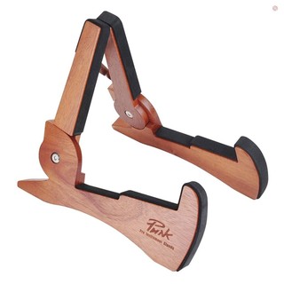 Đa năng có thể gập lại đàn guitar đứng giá đỡ gỗ gụ chắc chắn dây nhạc cụ giá đỡ hình thỏ dễ thương cho đàn guitar acoustic điện bass