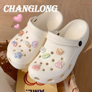 CHANGLONG  dép cross đế cao dép nữ dép đi biển Chống Trượt Tiện dụng Thể thao Đáng yêu Tự tin B21H0MA 17Z240426