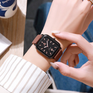 Đồng hồ nữ đeo tay nữ mặt số lớn thời trang vuông sang trọng chống thấm nước