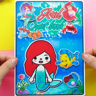 Đồ chơi bóc dán Toca Aried Quite Book , Đồ chơi sáng tạo , Học liệu búp bê h22