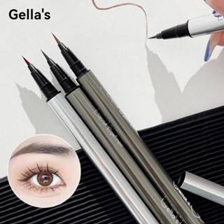  Gella's Bút kẻ mắt dạng lỏng lông mi dưới Chống thấm nước Không nhòe Lâu trôi Lông mềm rất mịn 0,01mm Đầu bút Gel kẻ mắt 