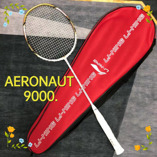 Vợt cầu lông Li Ning AERONAUT 9000 bạch kim Vợt cầu lông chuyên dụng để huấn luyện thi đấu Đường hầm gió 9000