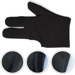 Snooker Billiard Glove Left Right Hand Pool Cue Glove Three Finger Open Glove