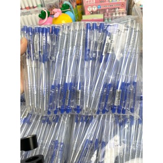 Bịch 100 cây bút bi ngòi 0,7mm, giá rẻ mực viết êm