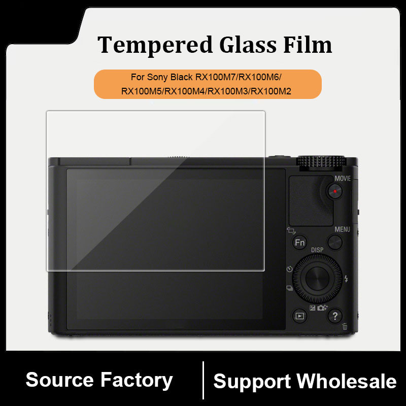 Kính Cường Lực Bảo Vệ Màn Hình Cho Sony RX100M2 RX100M3 RX100M4 RX100M5 RX100M6 RX100M7 Đen Camera K