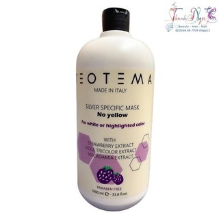 Kem hấp tím khử vàng dành cho tóc sáng, bạch kim TEOTEMA Silver Specific Mask ( No Yellow ) 1000ml - TN