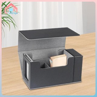 Gemvan Card Deck Storage Box Hộp đựng thẻ trò chơi Tổ chức Hộp đựng thẻ Bộ sưu tập quà tặng Album Thẻ tổ chức Hộp đựng sàn