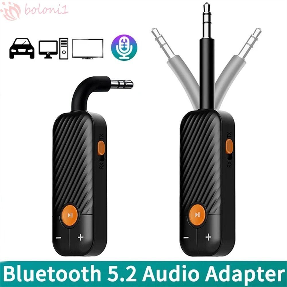 [Cod] Bộ chuyển đổi Bluetooth Aux không dây cho PC TV Loa xe hơi Dongle không dây Bộ thu phát Bluetooth 5.2 tương thích Bluetooth