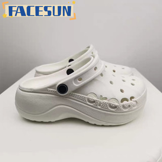 Xăng đan FACESUN Đế Dày Mới Cao Cấp Baotou Dép EVA Thời Trang Ins Croc Giày