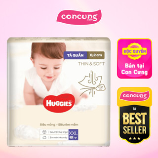 Bỉm tã quần Huggies Thin & Soft size XXL dưới 15kg 28 miếng