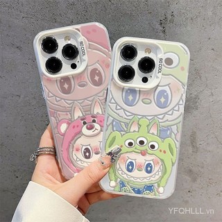 Labubububububububutu Thích Hợp Cho 13 Vỏ Điện Thoại iPhone15 Laser 14 Niche 12promax Chống Sốc 11 Ốp Lưng / X / XS / XR RSFK