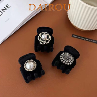 Kẹp tóc hình DAIOUShark, đen, phong cách cổ điển