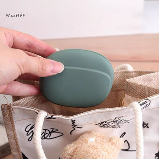 Mcehkf cáp dữ liệu di động hộp bảo quản tai nghe đơn giản điện thoại di động cáp dữ liệu tổ chức túi silicon hộp bảo quản dễ thương ví đựng tiền xu mới