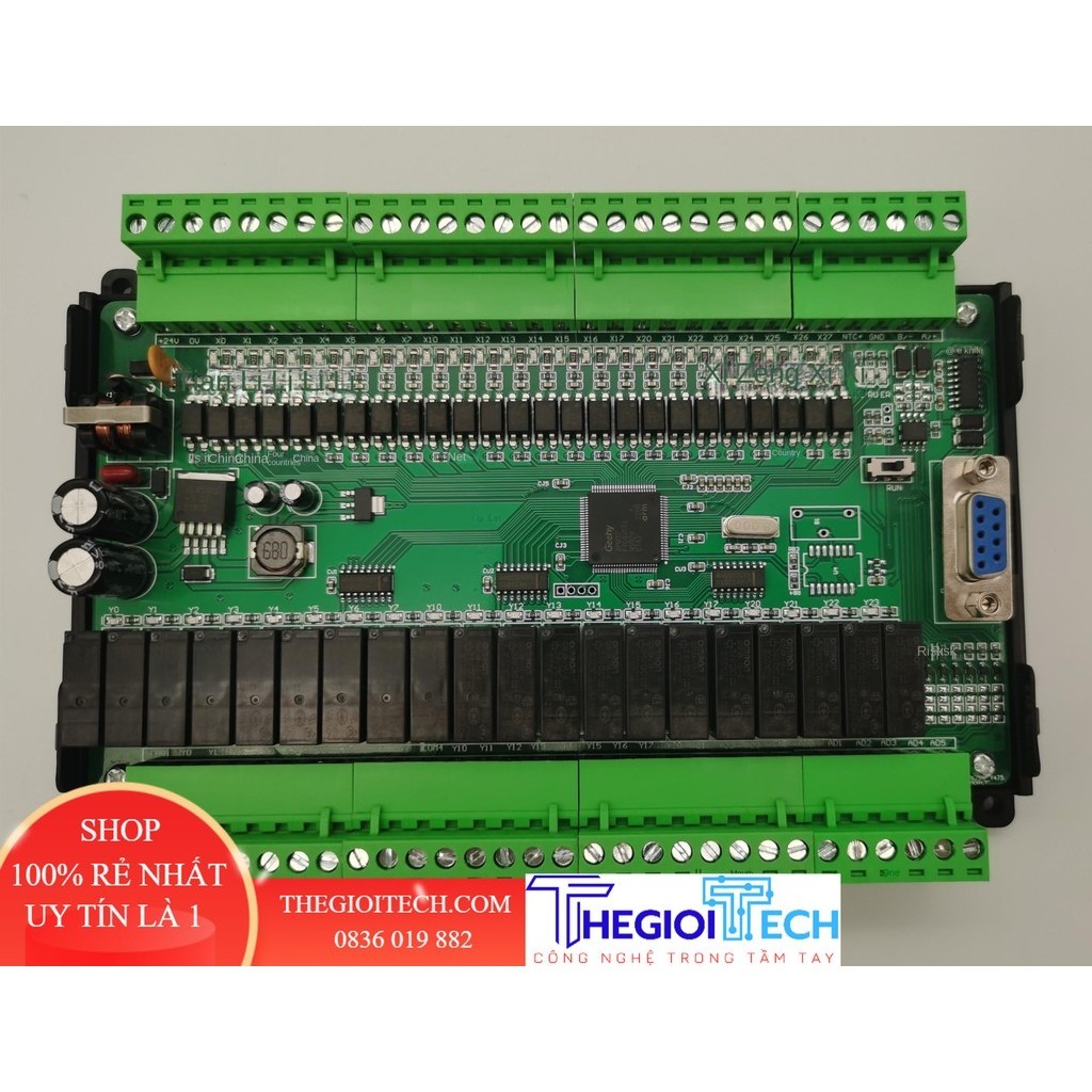 Điều Khiển Lập Trình Bảng Điều Khiển Công Nghiệp PLC 2N-44MR-CBF có vỏ