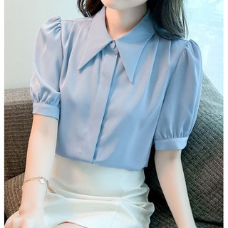 Áo sơ mi tay ngắn phồng