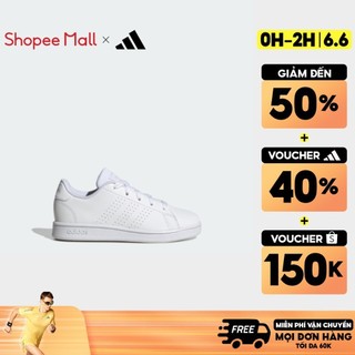 adidas Phong cách sống Giày Có Dây Advantage Lifestyle Court Trẻ em trắng IG2511